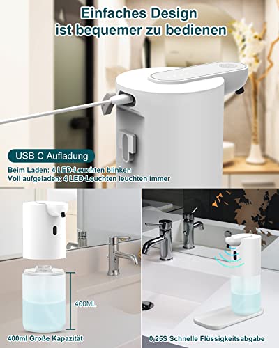 Desinfektionsspender Automatisch 400ml - Berührungslos Mit Sensor
