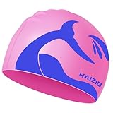 Cappello Da Nuoto Adulto - Cappello Da Bagno in Silicone | Il Cappuccio Di Nuoto Senza Slip Durevole Proteggere Le Orecchie, Cappello Da Bagno Impermeabile, Cappuccio Di Natati