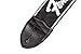 Fender Running Logo Guitar Strap, 2in, Black