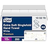 Las toallas secamanos de papel de Tork proporcionan suavidad a las manos y un tacto de gran calidad / Atractiva decoración con la hoja de Tork: diseñada para causar una buena impresión