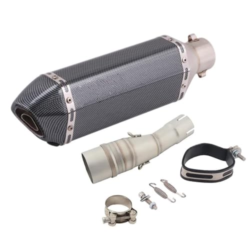 Silencieux d'échappement pour Yamaha XMAX 400 2021 2022 avec lien central modifié Type B