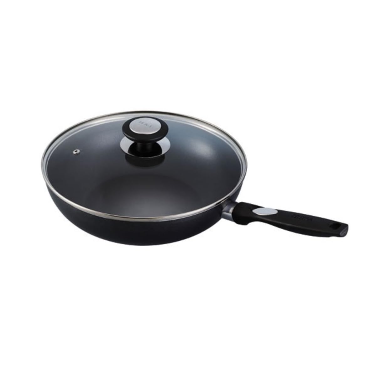 Beka Pro Induc Wok Céramique 28 Cm Avec Couvercle - Compatible Tous Feux Dont Induction - Sans Pfoa - Garantie 3 Ans