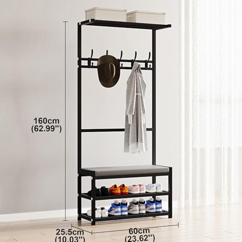 Solution de rangement pour entrée encombrée avec banc de chaussage intégré - 4