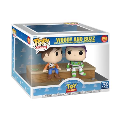 Funko Pop! Moment: Toy Story 30th   Woody & Buzz   Juguetes   Figura de Vinilo Coleccionable   Idea de Regalo   Mercancia Oficial   Juguetes para Niños y Adultos   Movies Fans