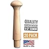 Amazon.com: Birch Wood Shaker Pegs 3-1/2"–Strong Unfinished Wooden Peg ...