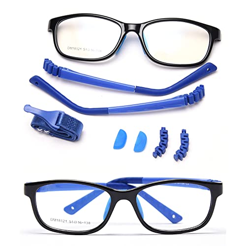 kachawoo Square Silicone Glasses for Kids Boy TR90 Pink Girl Optical Children Ultraligt3