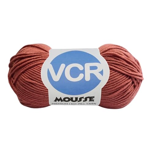 Image of VCR 4ply Goosey Copper Yarn, 100 Grams Hank, 190 Meters Length, Acrylic Ball for Crochet and Knitting, Soft Crosia Threads, Pack of 1 Yarn, Suitable for DIY Crafts