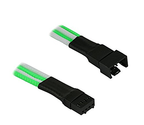 Nanoxia NXPWV3EGW câble d'alimentation interne 0,3 m - Câbles d'alimentation interne (0,3 m, 4-pin PWM, 4-pin PWM, Male connector / Female connector, Droit, Droit) Cover