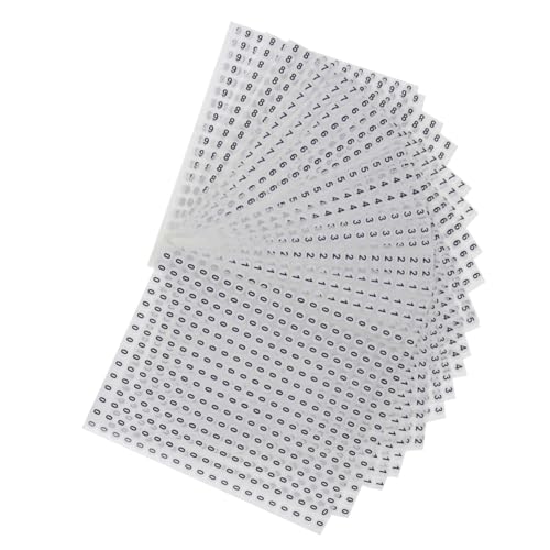 Autocollants numérotés imperméables pour maison et extérieur