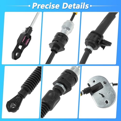 INFINAUTO No.BN8E-46-500B Automatic Transmission Gear Shifter Cable for Mazda 3 2.0L 2004 2005 2006 2007 2008 2009 A/T Range Selector Lever Shift Control Cable by INFINAUTO - Image 4