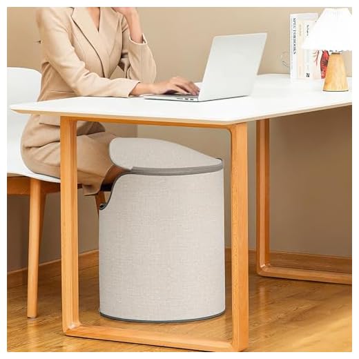 Piptyllite Under Desk Heater, Electric Foot Warmer for Office & Home, Portable Space Heater with Heated Floor Mat, 5 Temperature Adjustment Levels Radiant Heater Indoor Use for Foot Leg And Timer