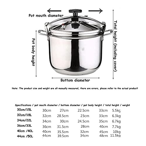 Explosion-proof-Pressure-Cooker-304-Stainless-Steel-Large-Capacity-Super-Thick-Pressure-Induction-Cooker-Hotel-Gas-General-Induction-Cooker-Size-22L
