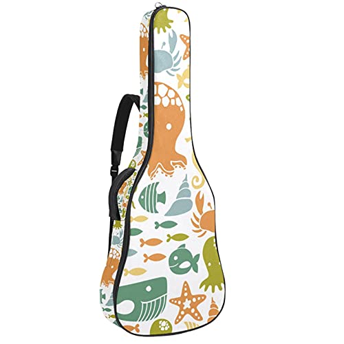 Housse guitare électrique imperméable anti choc avec grand zip