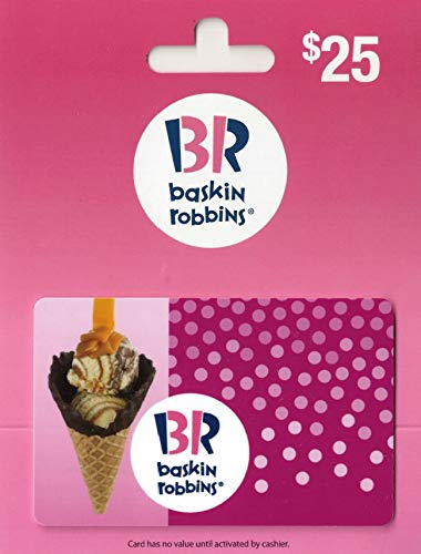 Baskin Robbins Physical Gift Card - $25