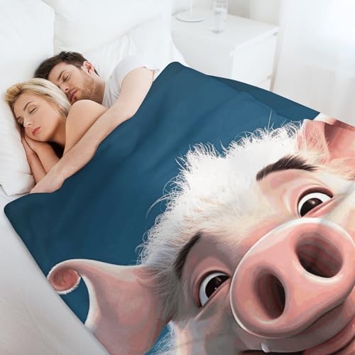 Couverture lit molleton confortable et plaid canapé 127x178cm - 7