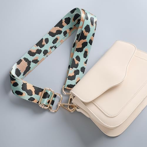 Image of chushui Leopard Print Purse Strap for Women,Adjustable Crossbody Bag Strap