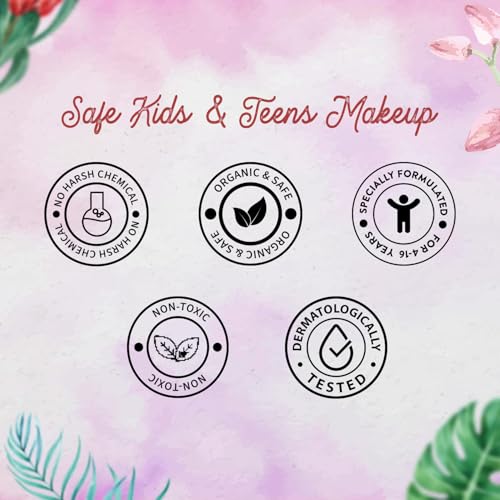 Image of Whimsy Beauty Mini Lip Gloss Kit | Safe, Non Toxic Lip Gloss Set for Kids, Preteens & Girls | Moisturizing Lip Glosses with Vitamin E, Shea Butter & Jojoba Oil | Vegan and Cruelty Free (Pack of 5)