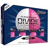 Srixon Q-Star Tour 6 Divide Golf Balls, White/Pink