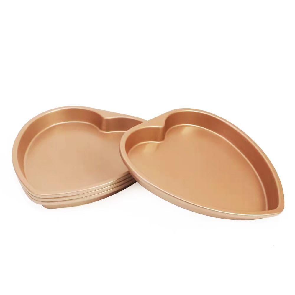 Specialty Forms NonStick Baking Tray Shaped Cake Bread Pizza Baking Pan Golden Carbon Steel