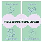 LILAS Period Cramps Pain Relief Patch, 10 Pack | Instant Relief for Menstrual Cramp, PMS, Endometriosis & PCOS | 12-Hour Comfort | Natural & Vegan Topical Patches | Trusted Formula & Upgraded Design - Image 3