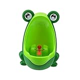 Vktech Cute Frog Potty Training Urinal for Boys Green