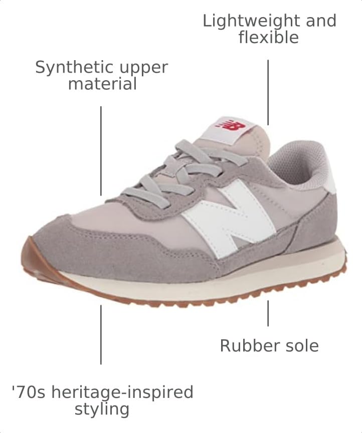 Image of New Balance Kid's Kids 237 Bungee Lace Sneaker
