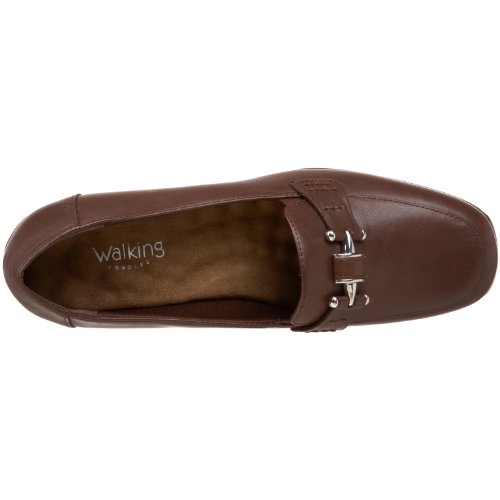 Image of Walking Cradles Women's Tops Slip-On Loafer,Tobacco Leather,9 W US