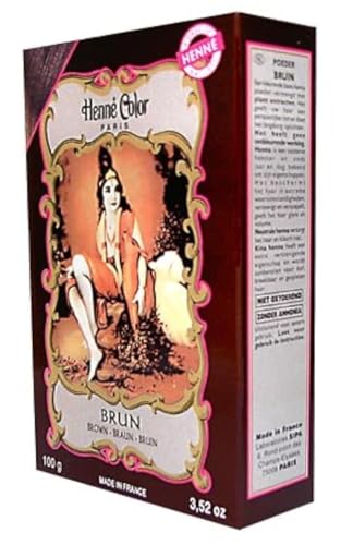 Henne Color Henna-Pulver, Braun, 100 g, 3 Stück