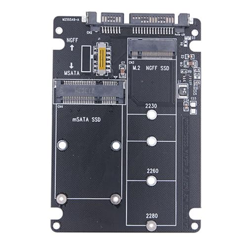 Adaptador MSATA a Disco Sólido SATA3 2230/42/60/80 miniatura 5