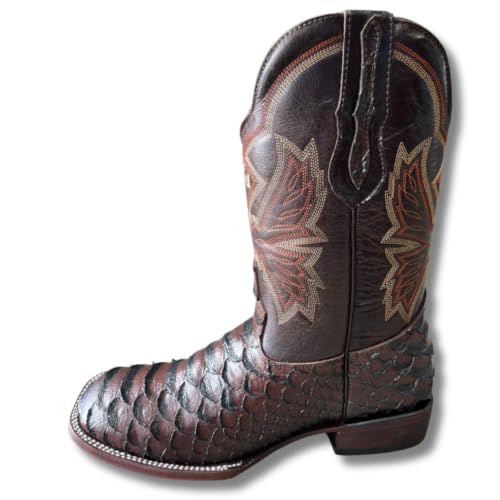 Image of Men's Alex Western Cowboy Boots Square Toe Pull On