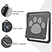 PETLESO Haustierklappe für Fliegengittertür Hundeklappe Katzenklappe Fliegengitter mit Magnetverschluss Einfache Installation Hundetür für Katzen/Hunde (42cm * 37cm)