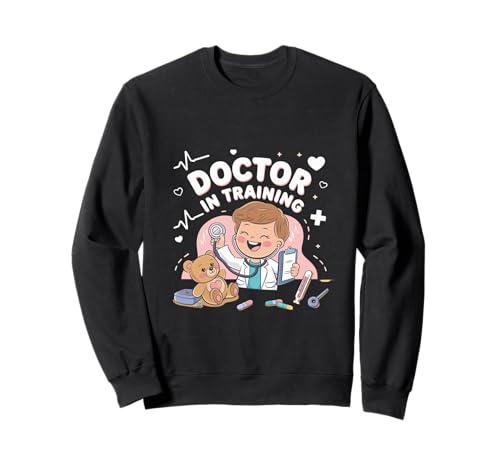 Doctor en Entrenamiento - Niños Médicos Pediátricos Lindos Sudadera