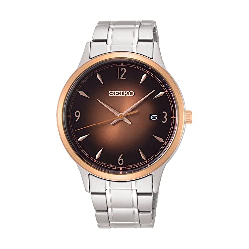 Image of Seiko Analog Brown Dial Men's Watch-SGEH90P1