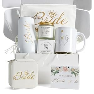 Bride To Be Gifts Box,Bridal Shower Gifts,Bachelorette Gift for Bride, Bachelor Party souvenirs,Wedding Gift Engagement giftware for Her,Fiance giftware for Women,Future Mrs Newly Engaged