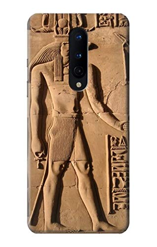 Housse OnePlus 8 Anubis Égypte étui antichoc coque noire