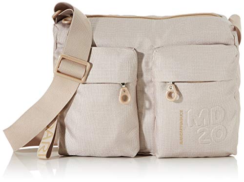 Mandarina Duck Md20 Tracolla, Sac à bandoulière Femme, Beige (Irish Cream), 8.5x20x29 Centimeters (W x H x L)