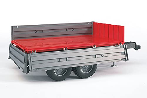 Bruder 02019 - Bordwandanhänger - 1:16 Kippanhänger Transportanhänger Muldenkipper Traktor-Zubehör Landwirtschaft Bauernhof – Ansicht 3
