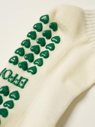 Image of Shapes Studio Half Calf Grip Socks, Cute Fruit Pilates Socks, Ruffle Socks, Non-Slip for Barre Yoga