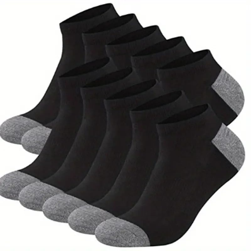 Socks for Men, Breathable and Comfortable, Suitable for Daily Wear (10 Pairs/20 Pairs)