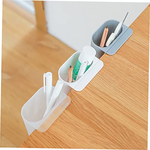 Boîtes murales blanc transparent Uonlytech gain de place sans perçage - 5