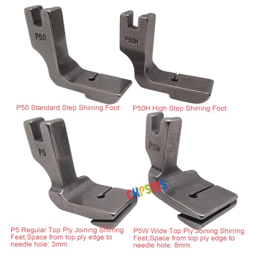 Kit 4 Pies Shirring para Máquina de Coser CKPSMS miniatura 3