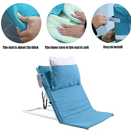 Clamp Electric Bed Backrest, Medical Pillow Lifter Adjustable Power Sit-Up Back Stand Assist Aid Perfect for Back Support While Gaming