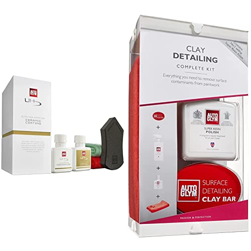 Autoglym Ultra High Definition Ceramic Coating & VPCLAYKIT Clay Detailing Complete Kit