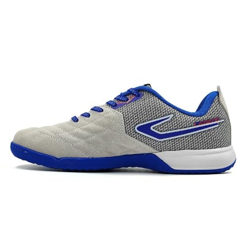 Chuteira Topper Legend Futsal - Cinza/azul - 42