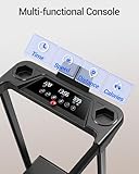 Treadmill with 15% Incline, 3-in-1 Portable Treadmills for Home and Office, Foldable Treadmill with Handles, 3.0HP Quiet Brushless Walking Pad Treadmill with Triple Display,300 LBS Weight Capacity