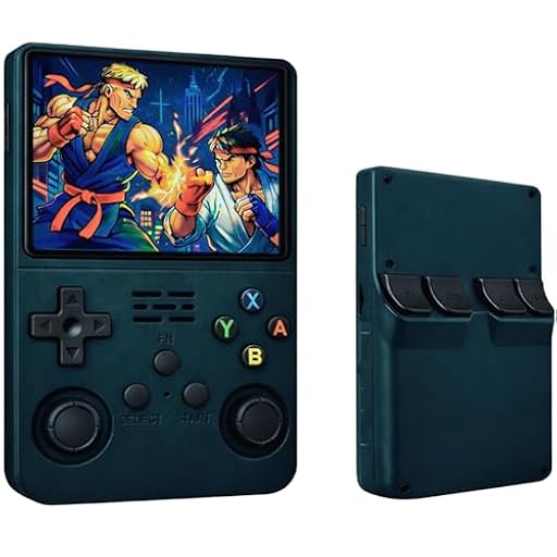 Consola Retro Portatil con más 20.000 Juegos - Versión 2026- Mini Consola Arcade - Juegos PS1, PSP, N64, NDS, SuperN, GameB, GBA, NeoG, etc. Pantall HD de 3.5´ 640*480 - Original Rechace Imitaciones! | Ya disponible en tu tienda friki favorita! En mundofriki.es!