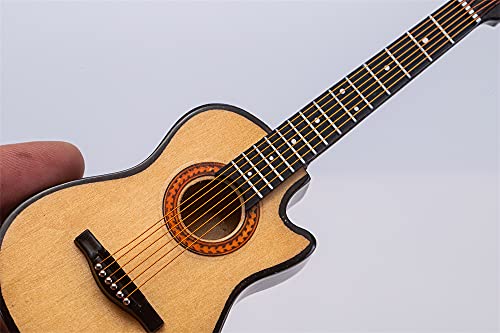 ALANO Modèle de guitare miniature, Mini ornement musical en bois, Mini Instrument de musique décorations de guitare - Les Beatles, Paul McCartney, John Lennon, RIngo Starr, George Harrison ALANO Modèle de guitare miniature, Mini ornement musical en bois, Mini Instrument de musique décorations de guitare – Image 7