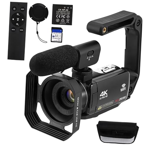 Caméra Vidéo Numérique Stabilisée Anneome Écran Tactile pour un Rendu Fluide