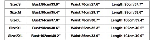 Robe décontractée sans manches col en V jaune XXL pour masquer les complexes - 6
