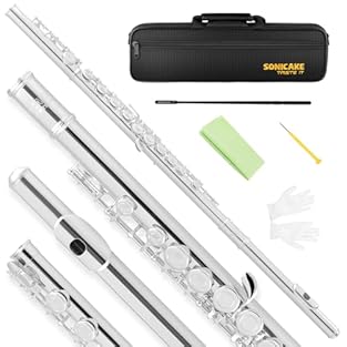 Friendly Use: The Sonicake flute features an undercut beveled embouchure that is a breeze to blow, and double-bladder pads that provide superior comfort. Perfect for both beginners and advanced players, also an excellent choice for daily practice and...